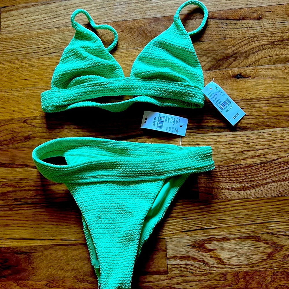 Pacsun swimsuit green never used XS